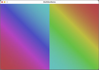 MultiGenDemo Screen