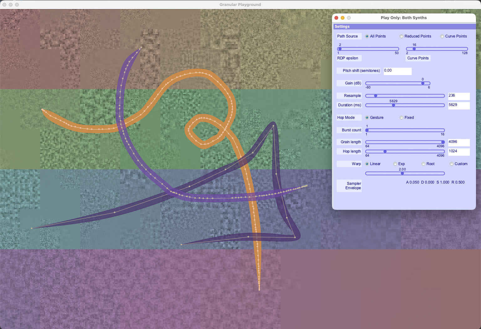 TutorialOne_05_GesturePlayground Screen