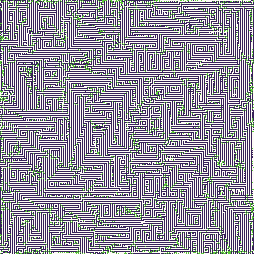 Wavy Color Field - Animated GIF